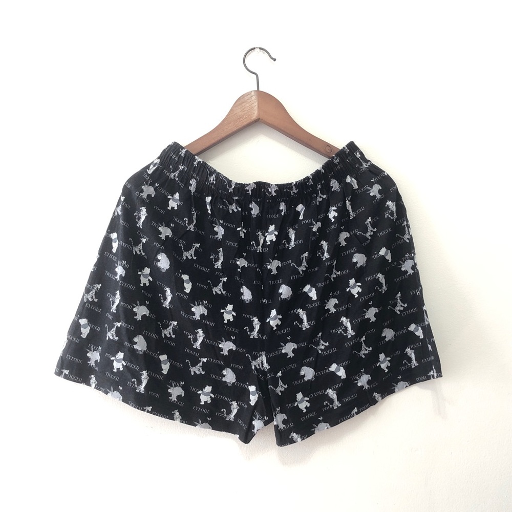 Winnie the Pooh Boxer in Black and Grey